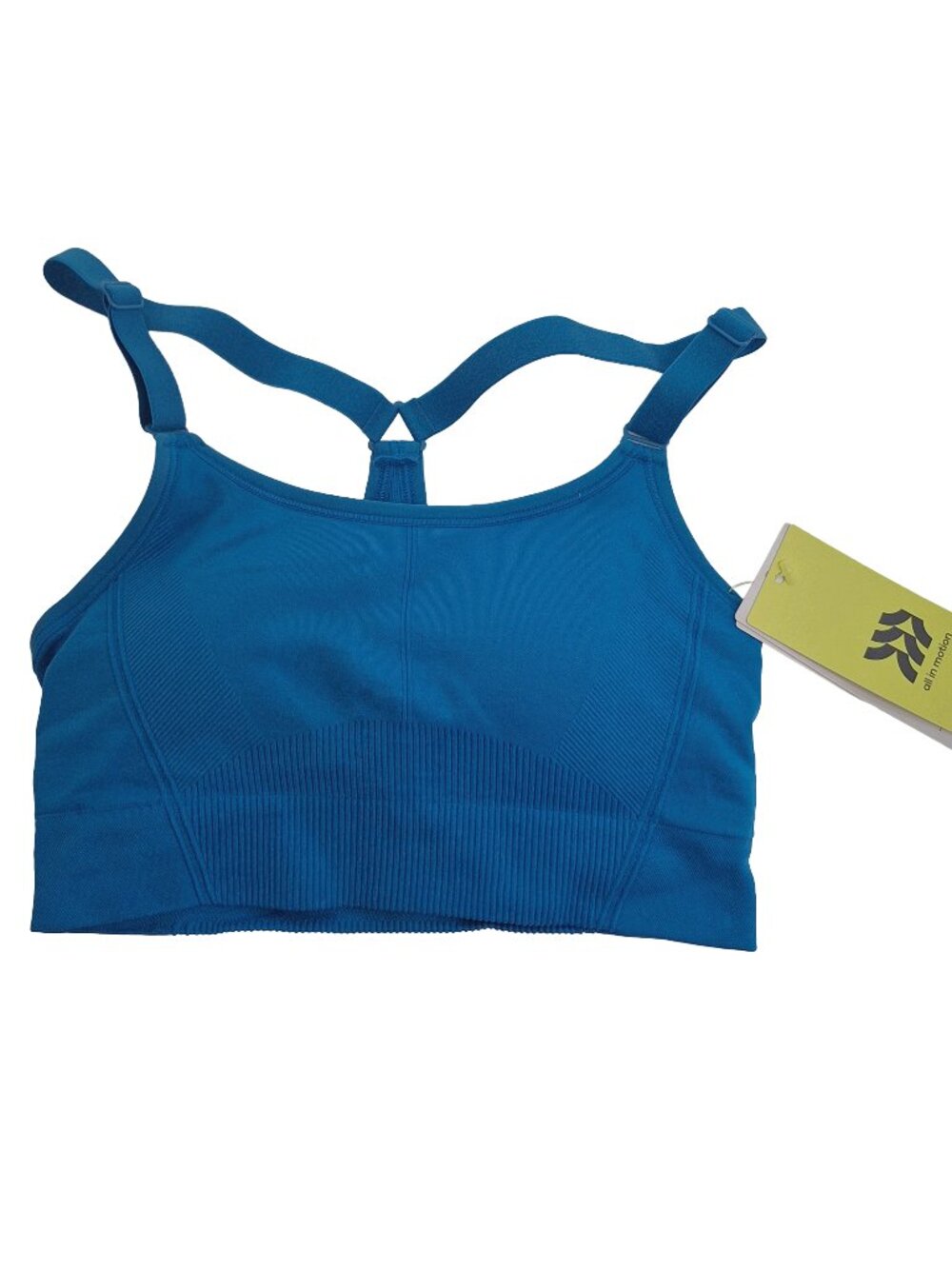 NWT All In Motion Medium Support Sports Bra Blue